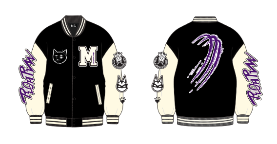 Comics baseball jacket