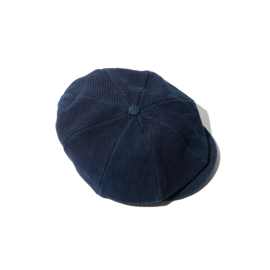 THE END Indigo Dyed Newsboy Hat