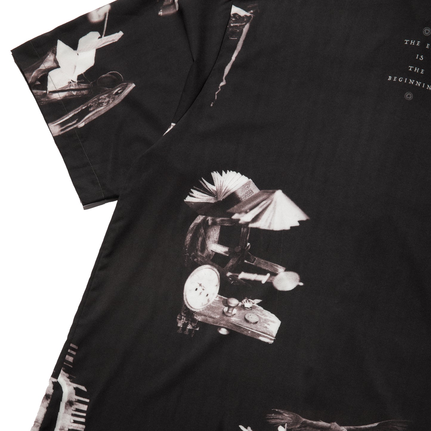 THE END Themed Overprint Shirt